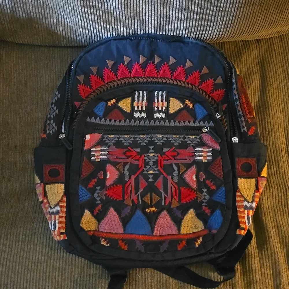 Johnny was embroidered backpack ๐ - Picture 1 of 12